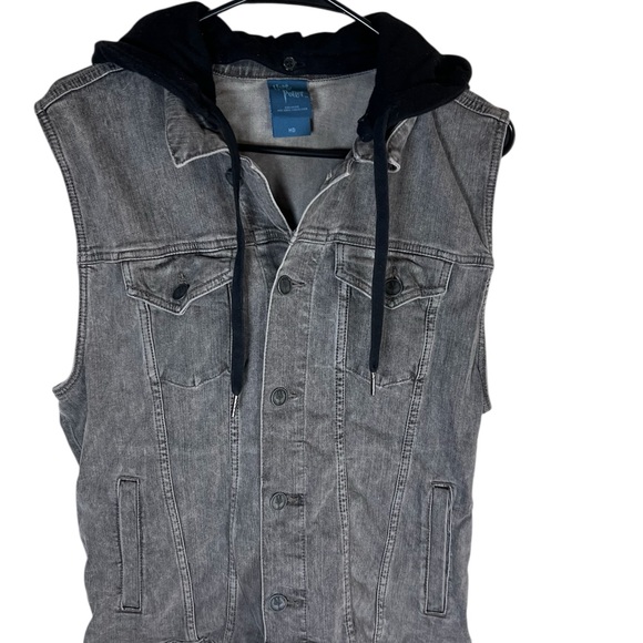 Harry Potter Other - Harry Potter Death Eater Denim Jean Vest Gray Hoodie Men's M